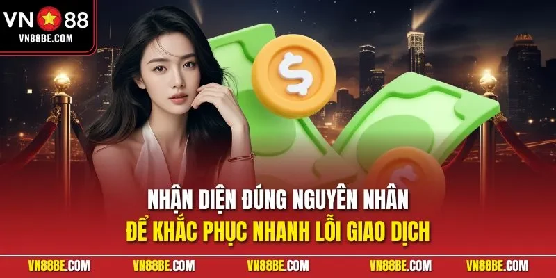 Nhận diện đúng nguyên nhân để khắc phục nhanh lỗi giao dịch